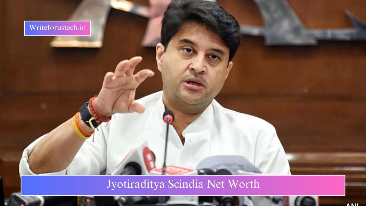 Jyotiraditya Scindia Net Worth