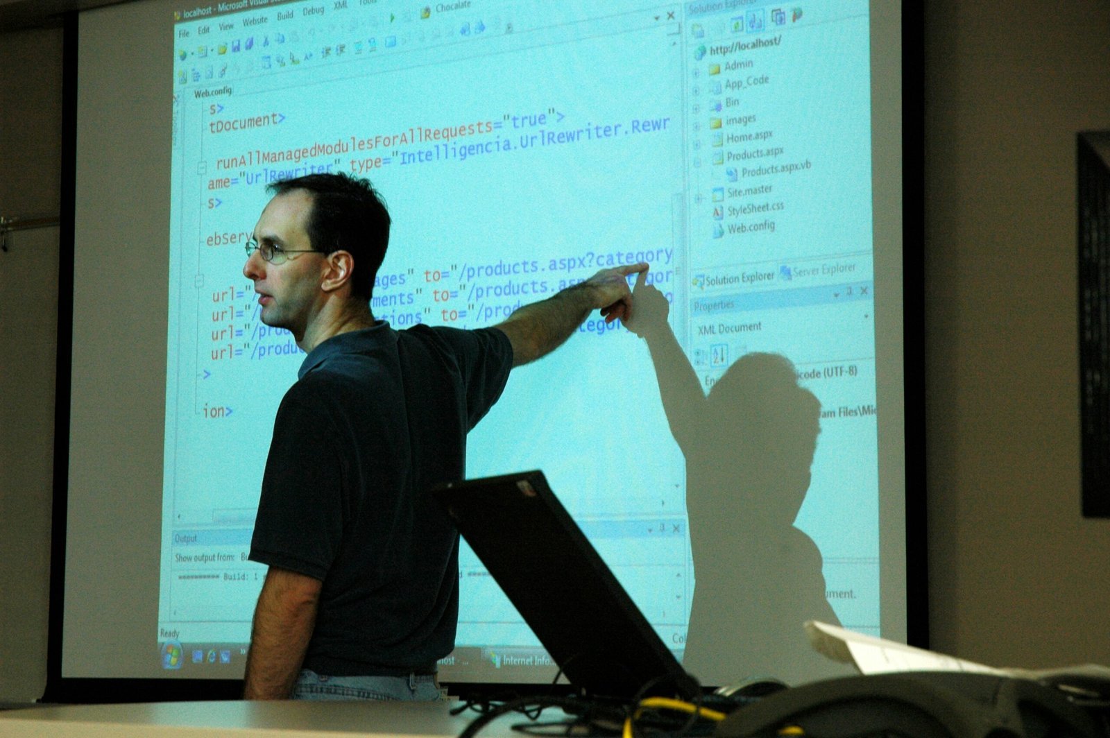 man in black crew neck t-shirt using black laptop computer